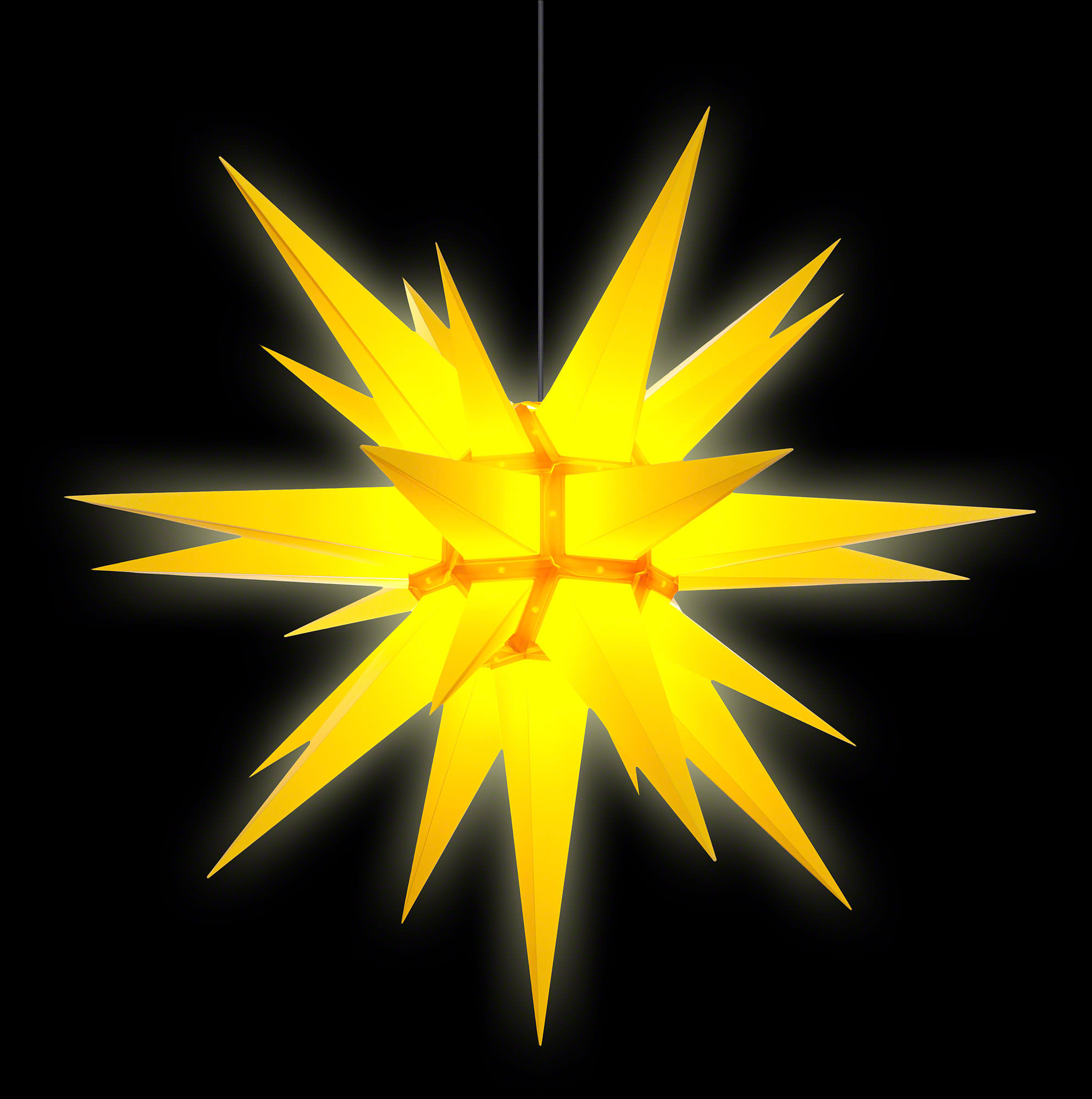 Herrnhuter Stern A13 gelb Kunststoff (130 cm) von Herrnhuter Sterne